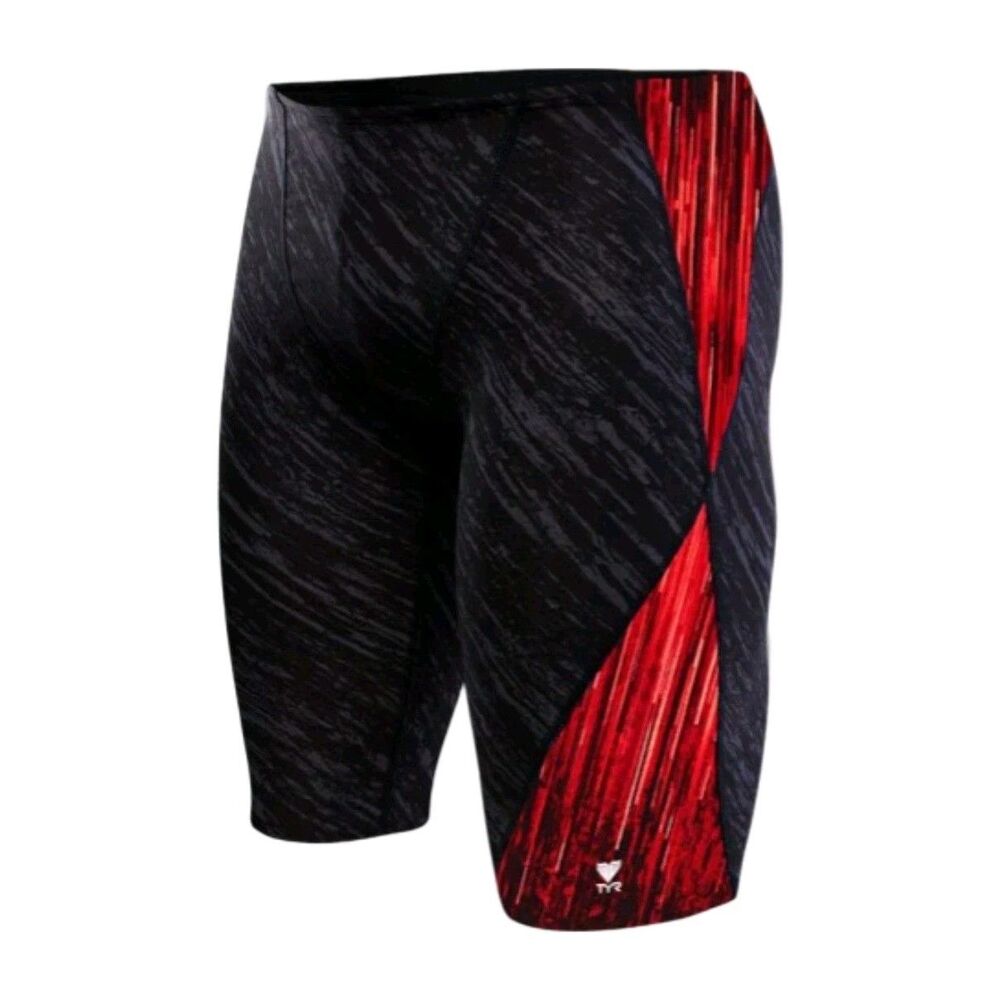 TYR Men's Andromeda Blade Splice Swim Jammer WSSND7A Red Size 32 | US Size M